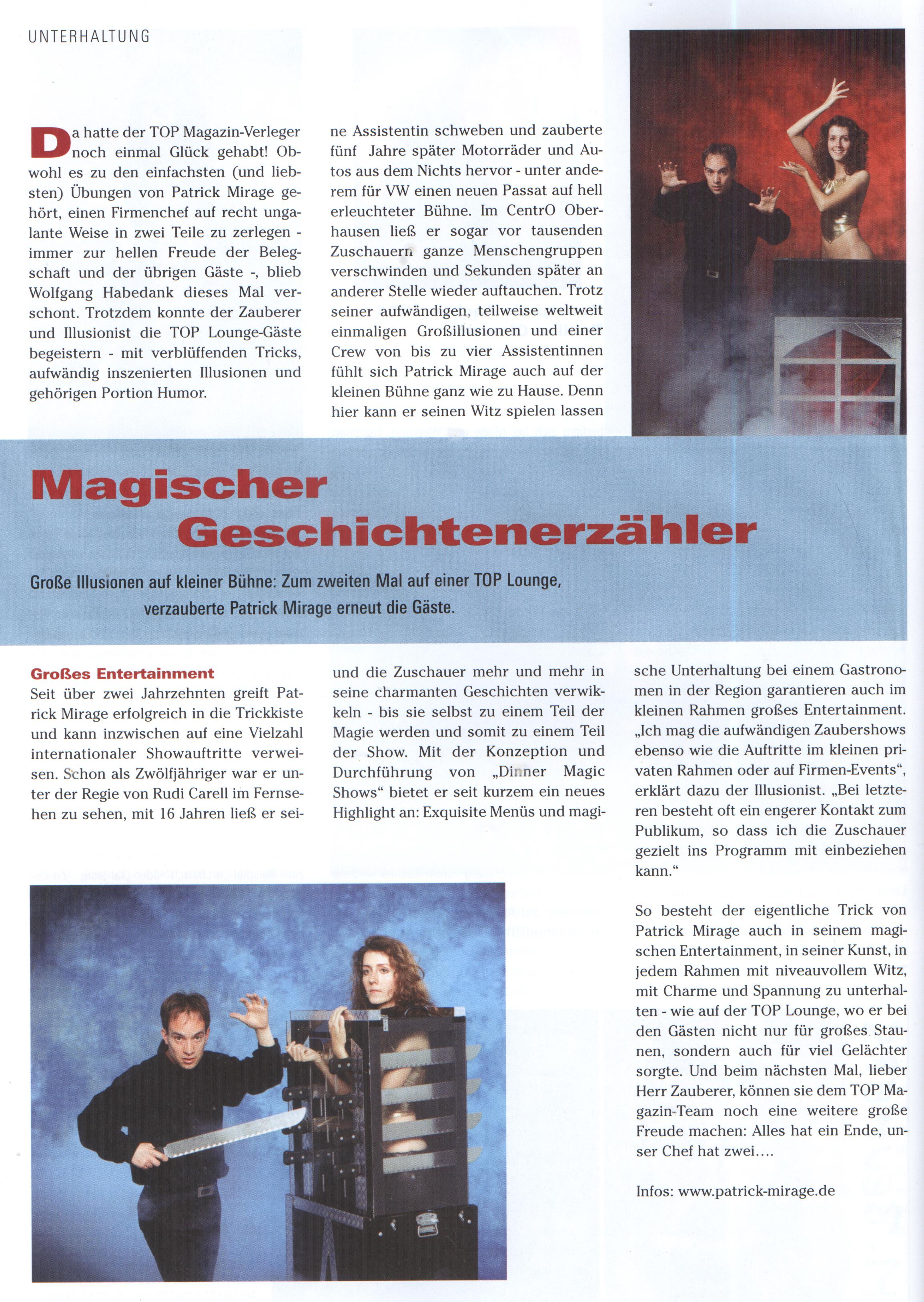 Magischer Geschichtenerzähler Düsseldorf